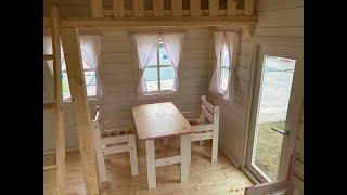 Kids Playhouse Interior by WholeWoodPlayhouses