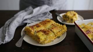 Butternut Squash Lasagna Rolls with Spinach