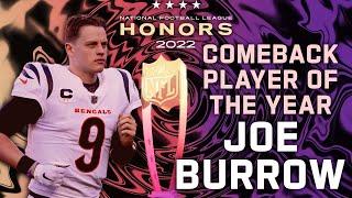 Joe Burrow Wins Comeback Player of the Year | NFL Honors