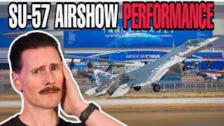 Fighter Pilot Reacts to Russian SU-57 Performance at Zhuhai Airshow