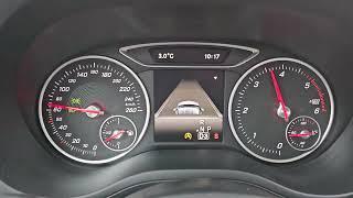 HowFastIsIt? '15 Mercedes B Class 180 CDI 7G DCT W246 Facelift Acceleration 0-100 km/h 0-60 mph