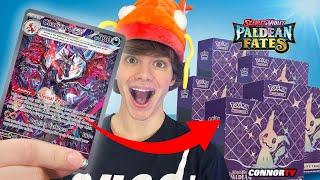 Opening NEW Pokemon Paldean Fates ETB! Charizard EX Pulled?