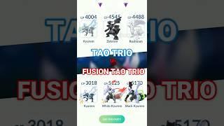 Tao Trio vs Fusion Tao Trio (Who would Win?) in Pokemon GO.