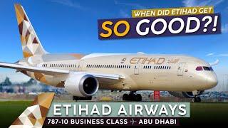 They're Back! ETIHAD AIRWAYS 787-10 Business Class Trip Report【Bangkok to Abu Dhabi】