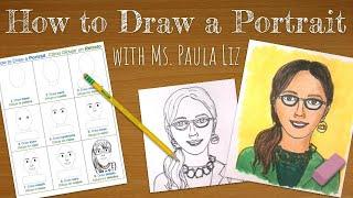 How To Draw a Portrait: Easy Step by Step Directions