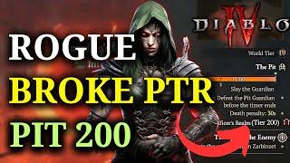 ONE-SHOT Pit 200 Rogue Season 5 PTR - Top Build?