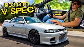 Nissan R33 GTR Review - THIS R33 GTR V Spec is FAST | DriveHub