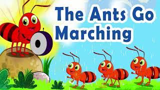 The Ants Go Marching: Counting Fun For Children - Easy-To-Learn Nursery Rhyme | Kids Song Channel