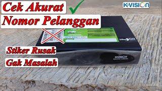 Cara Cek ID Pelanggan K Vision Dengan Benar dan Akurat