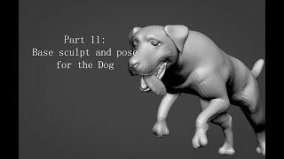 Part 11: Base sculpt and pose for the dog