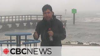 Reporter in Tampa gives live updates as storm closes in