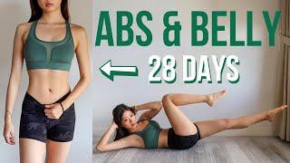 28-DAY TOTAL ABS & BELLY BURN CHALLENGE #EmiTransform