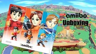 Mii Fighter 3-Pack Amiibo Unboxing!