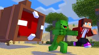 MAIZEN : Giant SandWorm - Minecraft Animation JJ & Mikey