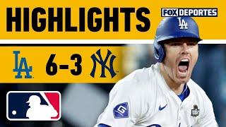 DODGERS GANAN CON GRAND SLAM | Yankees 3-6 Dodgers | HIGHLIGHTS | Serie Mundial 2024 | Juego 1