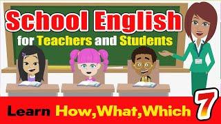 School daily English conversation how,what,which