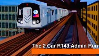 Joes Subway Trials | The 2 Car R143 - Admin Train