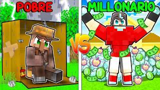 ¡Pasé de ALDEANO POBRE a ALDEANO MILLONARIO en Minecraft! - Misaki Gamer