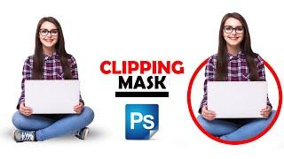 How to Create Circle Clipping Mask in Photoshop