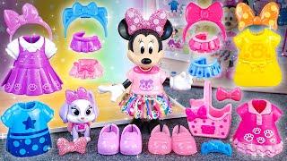 Satisfying with Unboxing Disney Minnie Mouse Toys Collection Review, Minnie Fashion Closet | ASMR