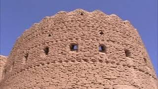 Saryazd Citadel and Camels, Iran