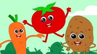 Ten Little Vegetables, Counting 1 to 10 & Preschool Songs for Babies