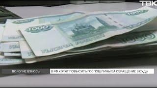 В России многократно вырастут размеры госпошлин