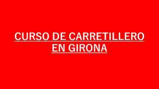 Curso de carretillero en Girona - Carnet de carretillero en Girona