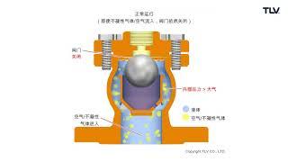 操作动画演示 : 排气阀（适用于水系统快速启动）