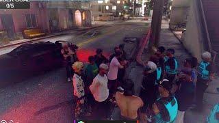 TWO GANGS AT A TIME MS13-BLACK MANDEM REDLINE SOULCITY GTA V RP