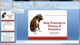 How to change formatting with Slide Masters (PowerPoint 2007)