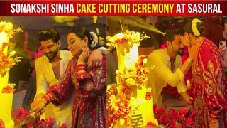 Sonakshi Sinha Cake Cutting Ceremony With Husband Zaheer Iqbal After Their Wedding