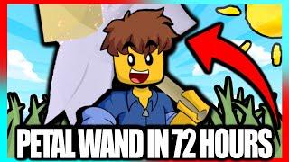 I SPEEDRAN GETTING THE PETAL WAND IN 72 HOURS  | Bee Swarm Simulator Noob to Pro Series Episode 15