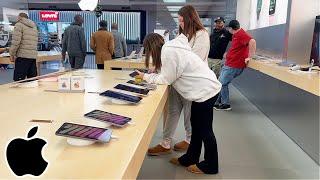 iPhone 15 Shopping at the Apple Store Vlog 