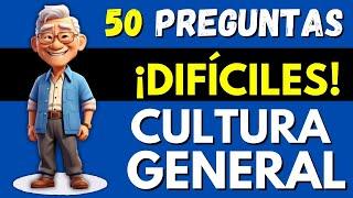  50 Preguntas de CULTURA GENERAL que nadie logra RESPONDER AL 100%  | QUIZ ~ TRIVIA ~ TEST 