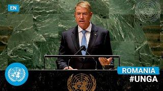  Romania - President Addresses General Debate, 76th Session (English) | #UNGA