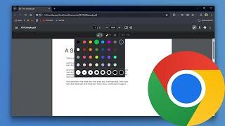 First Look at Chrome's New PDF Annotate Side Panel Feature