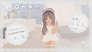 ‧˚꒰ ༘⋆  Q n A  :: 500 subs special ୨ :: ꒰ ℓynnieℓan ꒱