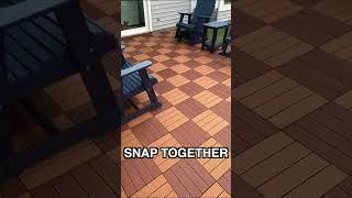 Decko Deck Tiles | Installing over timber deck