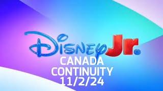 Disney Jr. Canada Continuity (11/2/2024)