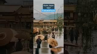 Japan 1907 Colored Video #facts #oldisgold #japan #japaneseculture #india #trending #ytshorts