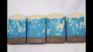 Making and Cutting Caribbean Teakwood Soap - CP - Swan Soap and Such