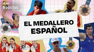 JJ.OO. PARÍS 2024: Repasamos las 18 MEDALLAS conseguidas por ESPAÑA en estos JUEGOS OLÍMPICOS | RTVE