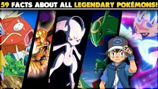 Facts About All 59 Legendary Pokémons | Facts About Every Legendary Pokemon | Hindi |