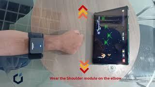 GalaxyWarrior: An engaging exercise to train your elbow Ab/Ad movement.
