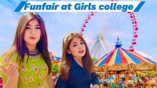 A funfair day at girls college sahiwal || food stall || Joy land || college vlog #vlog #vlogger