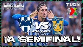 Resumen y goles | Monterrey 1-1 Tigres | CL2024 - Liga Mx 4tos | TUDN