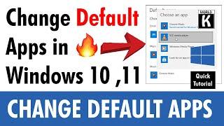 Windows 10 |  How to Set Default Apps