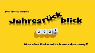 (Der etwas andere) Jahresrückblick 2024