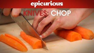 How to Chop a Carrot - Epicurious Essentials: How To Kitchen Tips - Knives